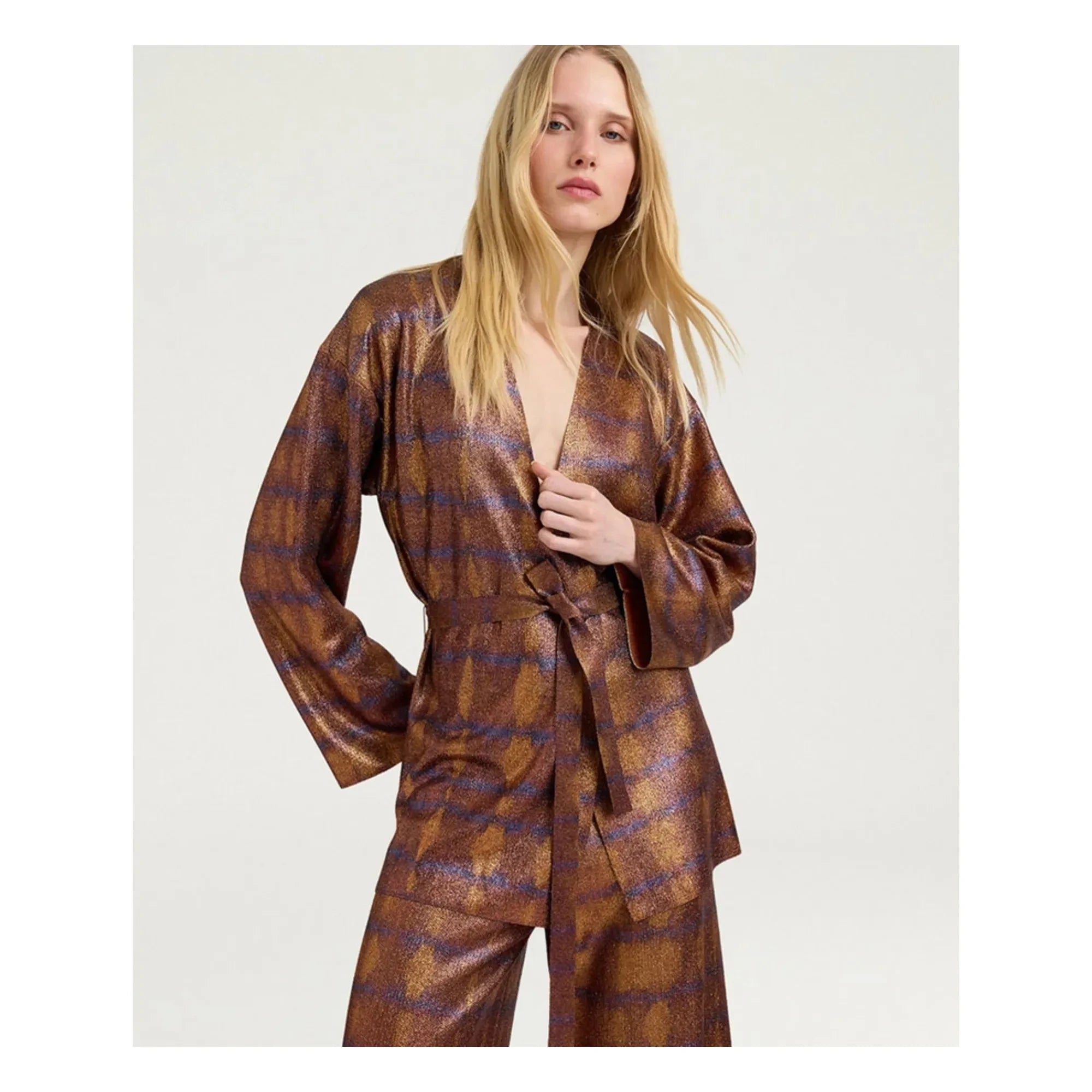 Momoni - Chama ceket | Bronz