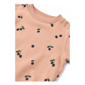 Liewood - Thora Berries Organic Cotton Sweatshirt | Pink