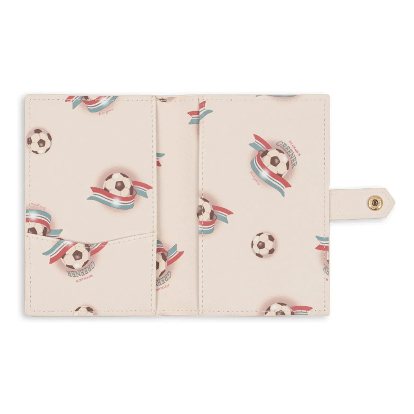 Konges Sløjd - Kick It Passport Cover and Luggage Tag | Beige