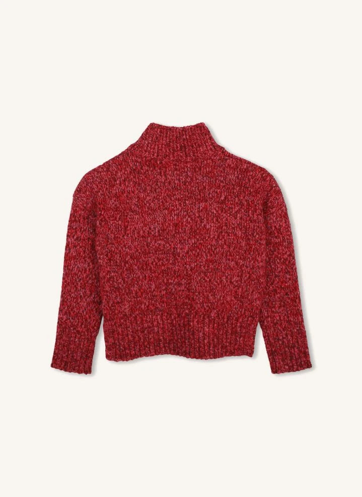 Zadig & Voltaire - Voltaire Buttoned Sweater | Raspberry Red