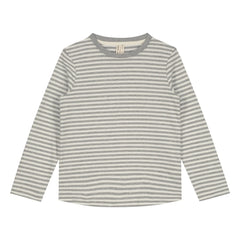 Gray Label - Striped Organic Cotton T-Shirt | Gray
