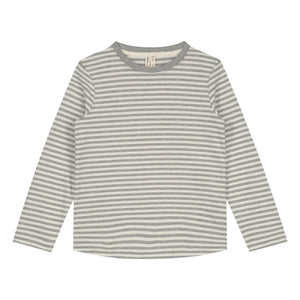 Gray Label - Striped Organic Cotton T-Shirt | Gray