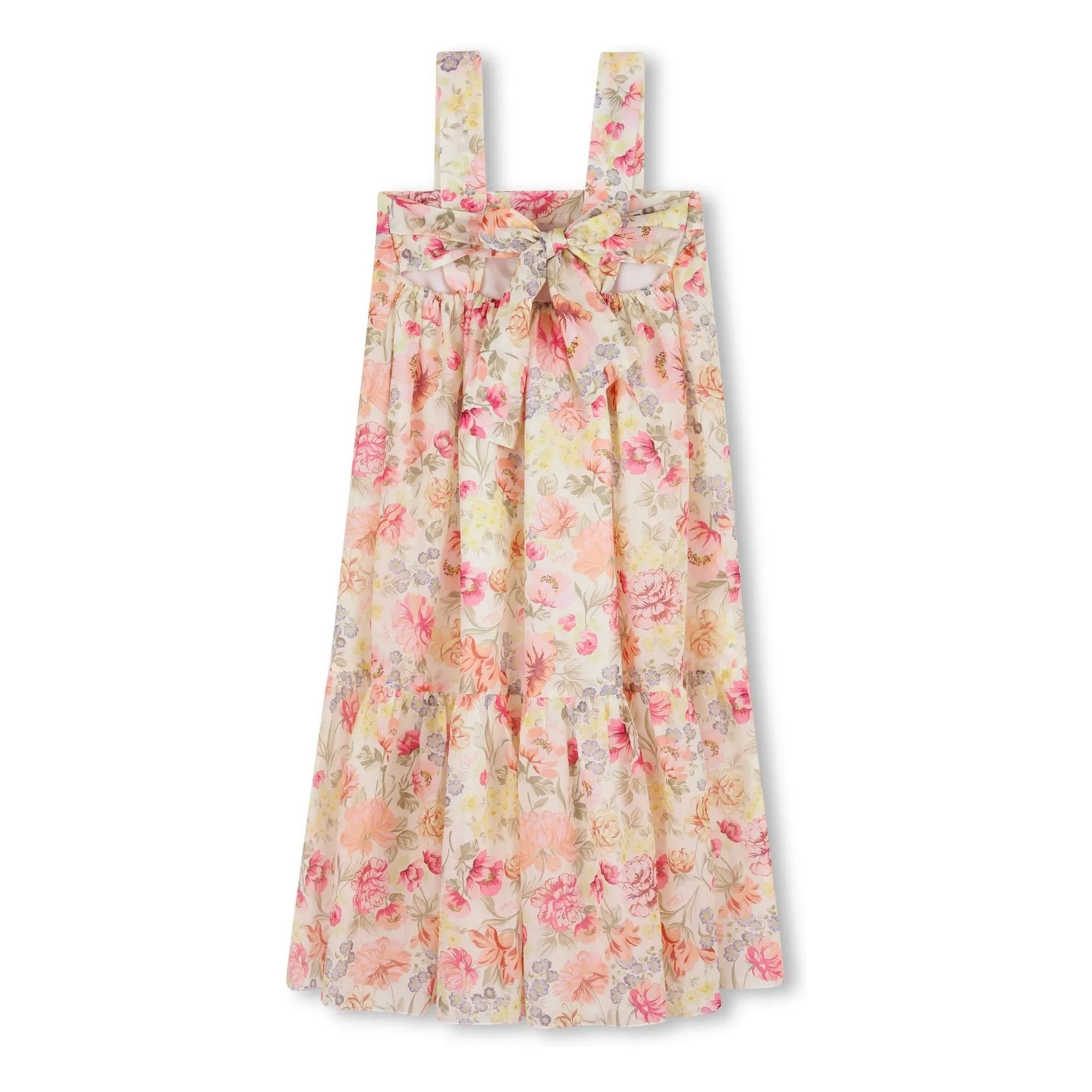 Chloé - Organic cotton strapless dress | Cream