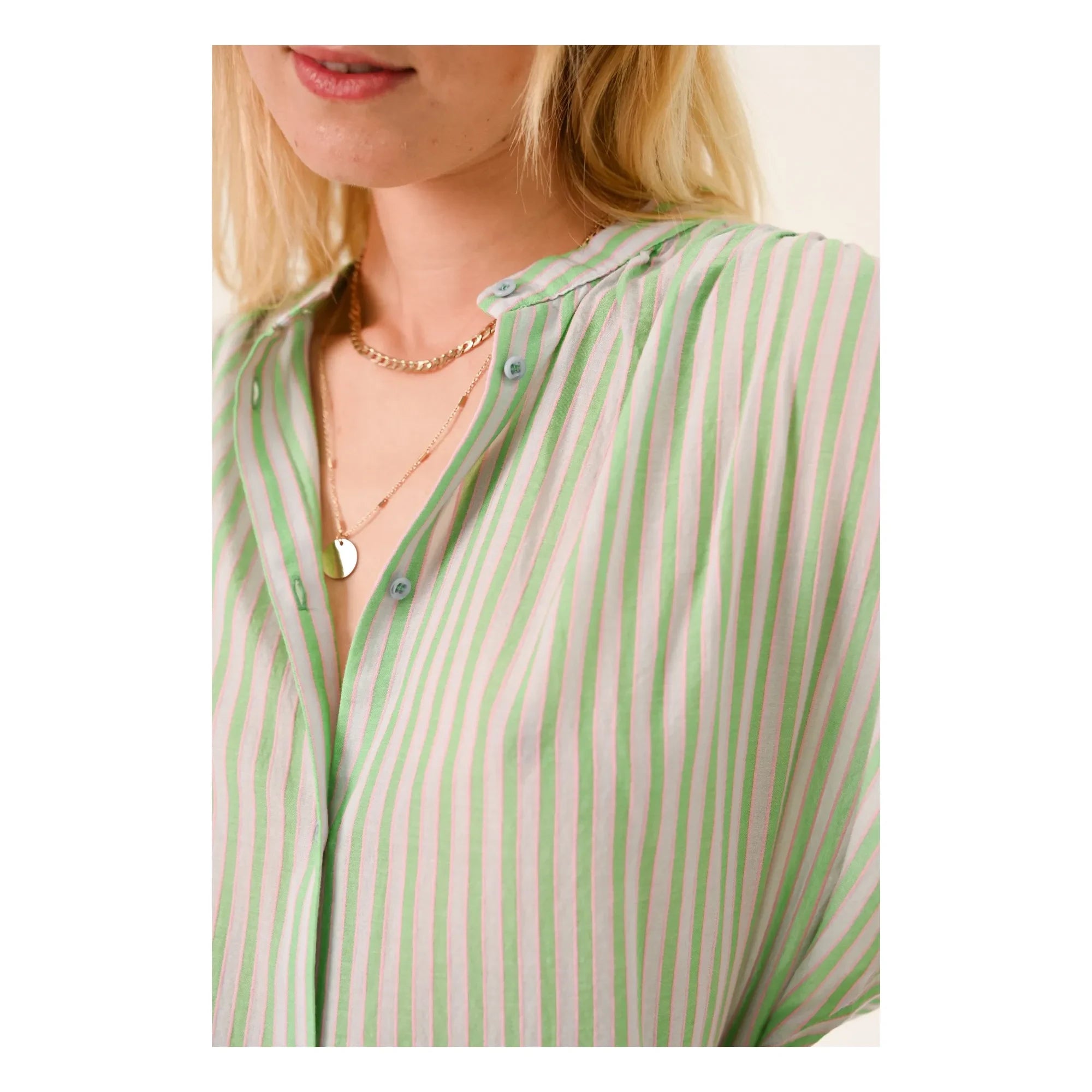 Sacrécoeur - Louison Sweet blouse | Green