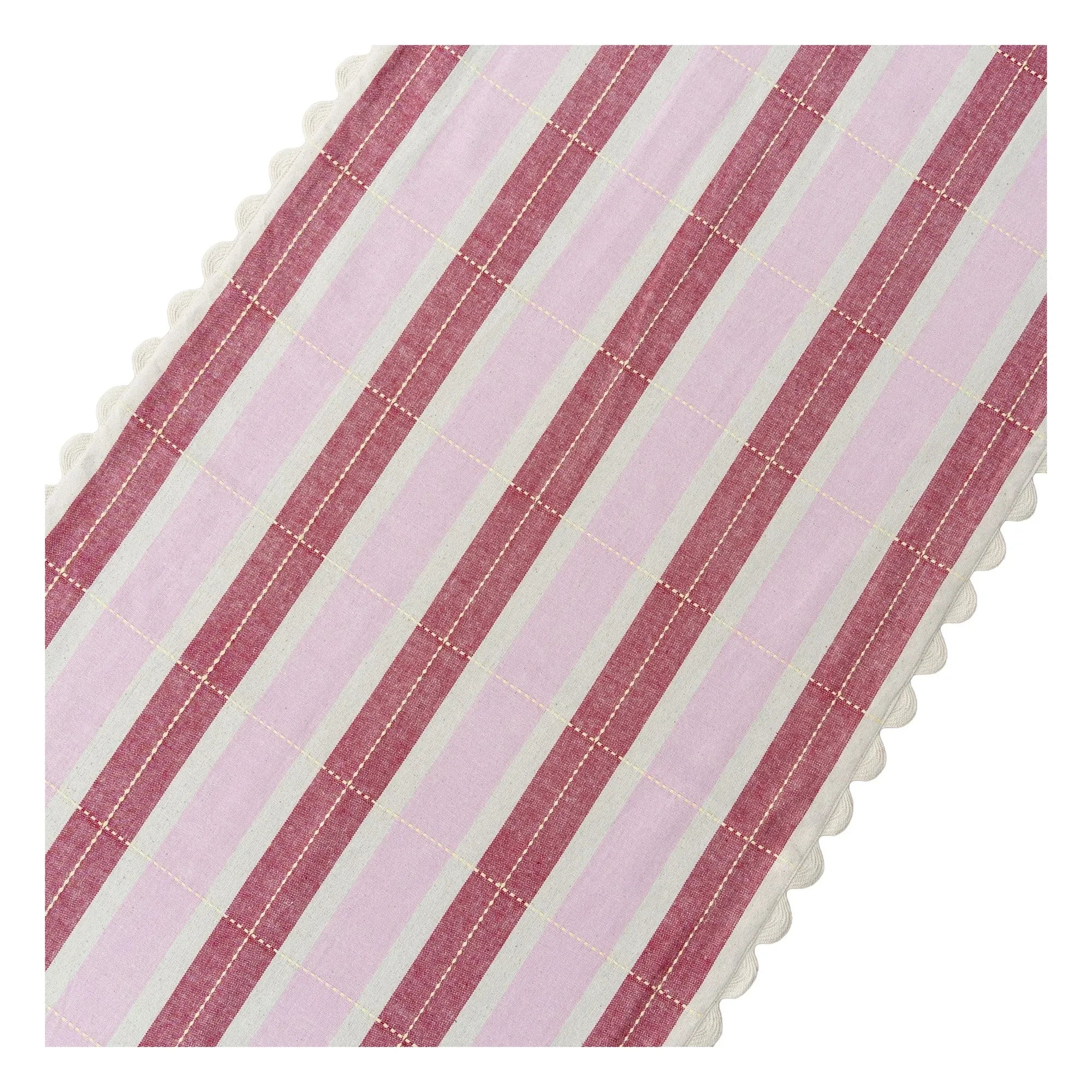 Tarta Gelatina - Organic Cotton Table Runner | Pink