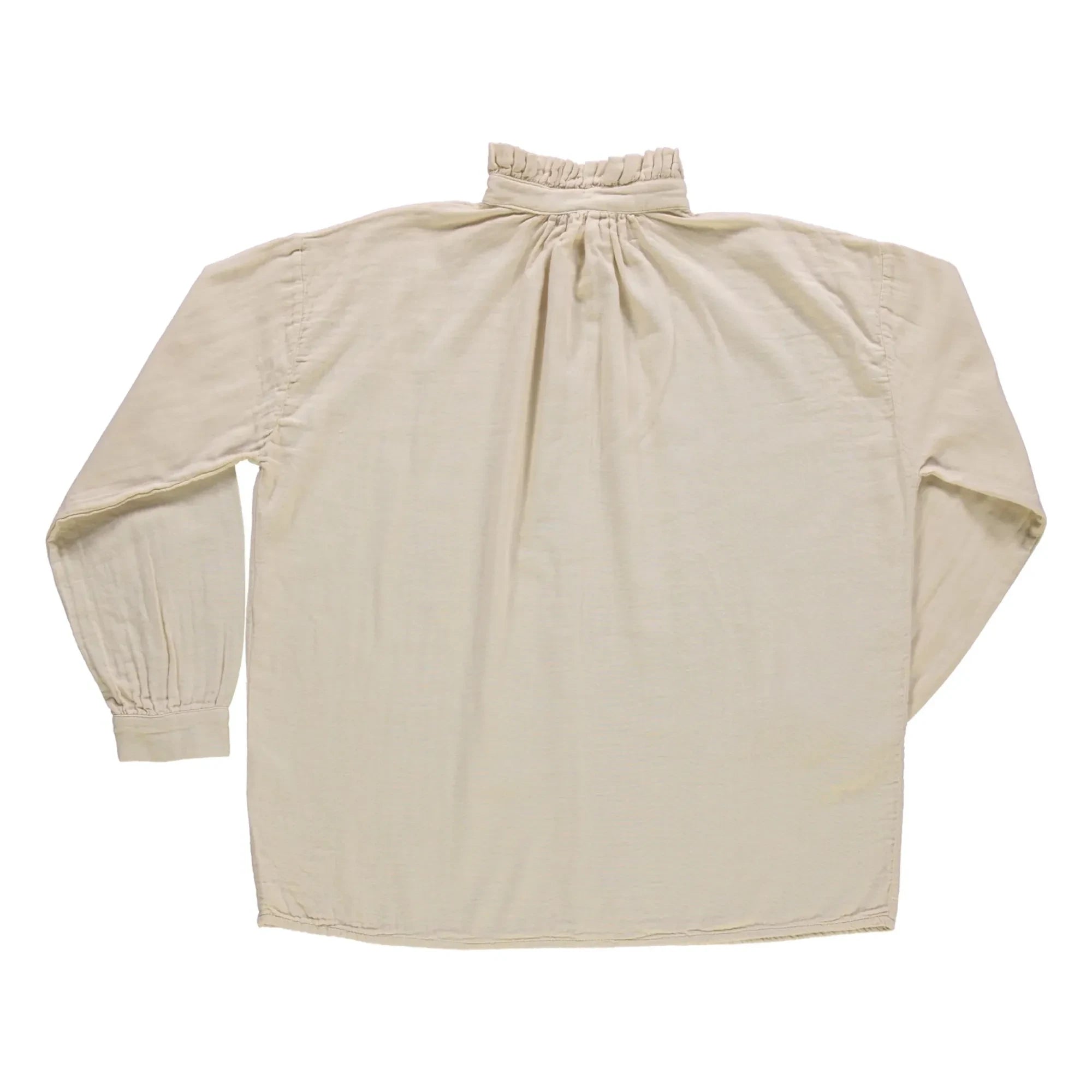 Poudre Organic - Rosier Double Cotton Gauze Blouse - Women's Collection | Ecru