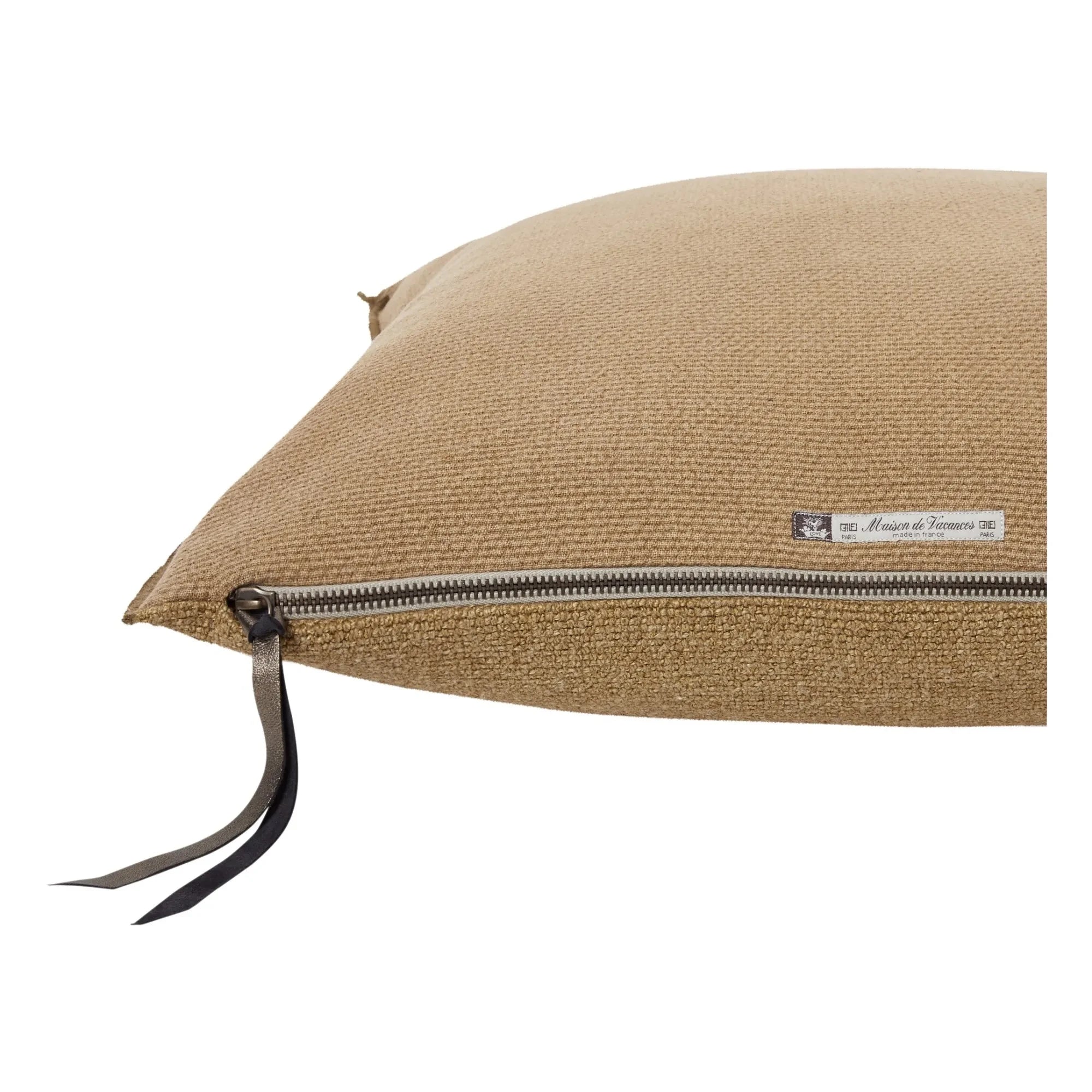 Maison de Vacances - Vice Versa Formentera Canvas Cushion | Cappuccino