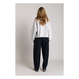 Smallable Woman - Bria Organic Cotton Sweatshirt | Pearl Gray