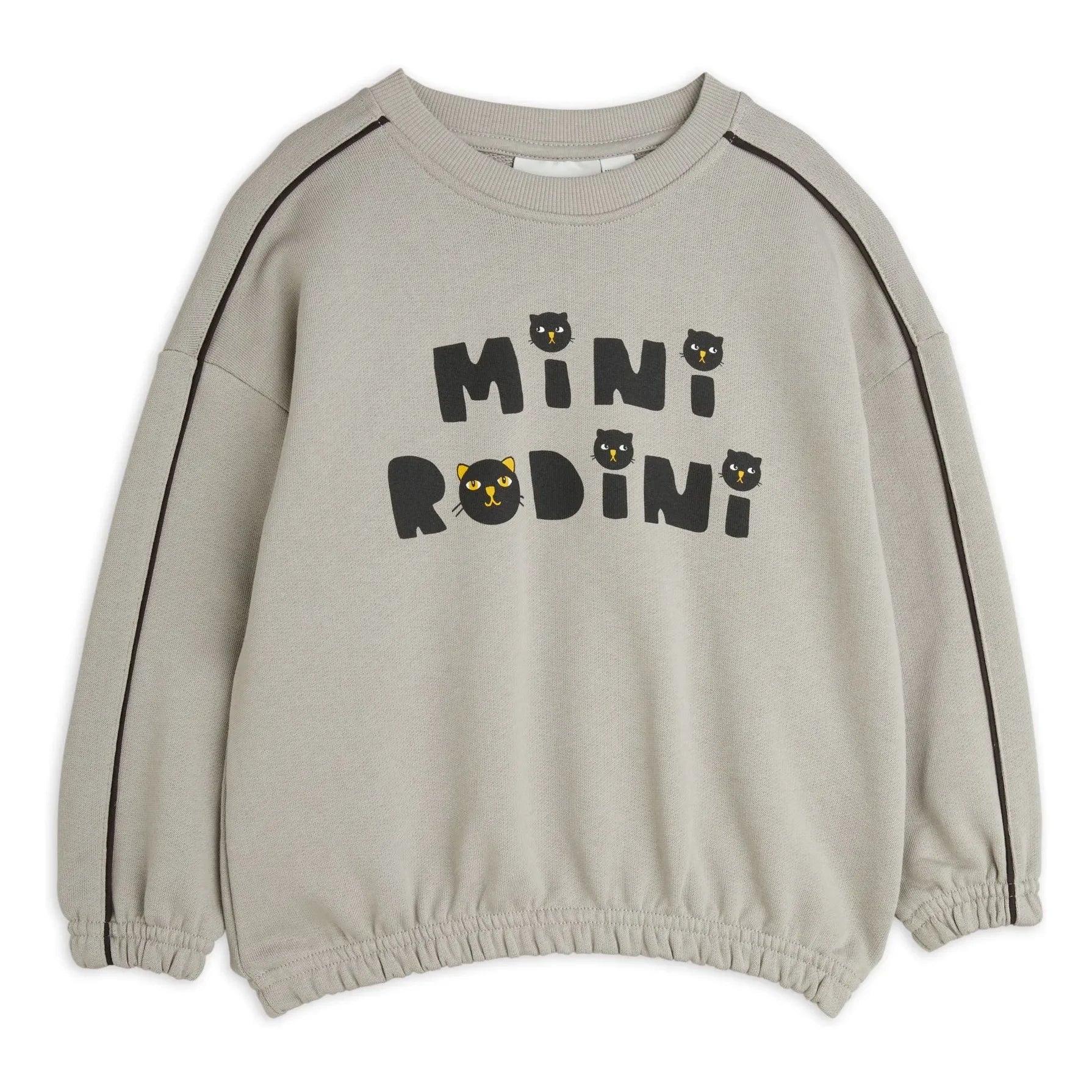 Mini Rodini - Organic Cotton Sweat Cat | Gray