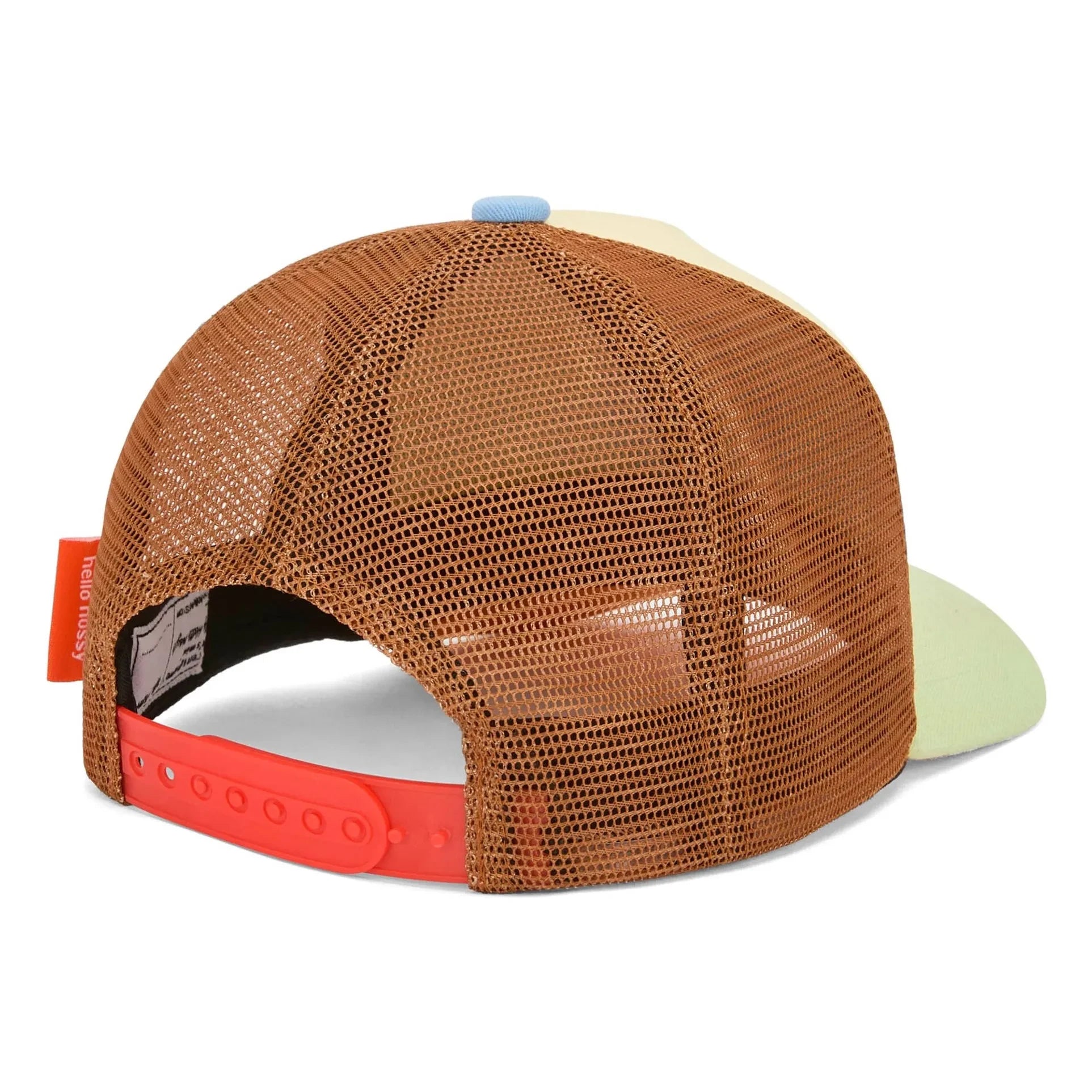 Hello Hossy - Trucker Rolling Pony Organic Cotton Cap with Curved Brim | Beige
