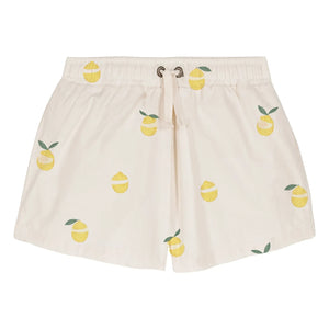 Studio Bohème - Chico Organic Cotton Swimsuit Shorts | Ecru