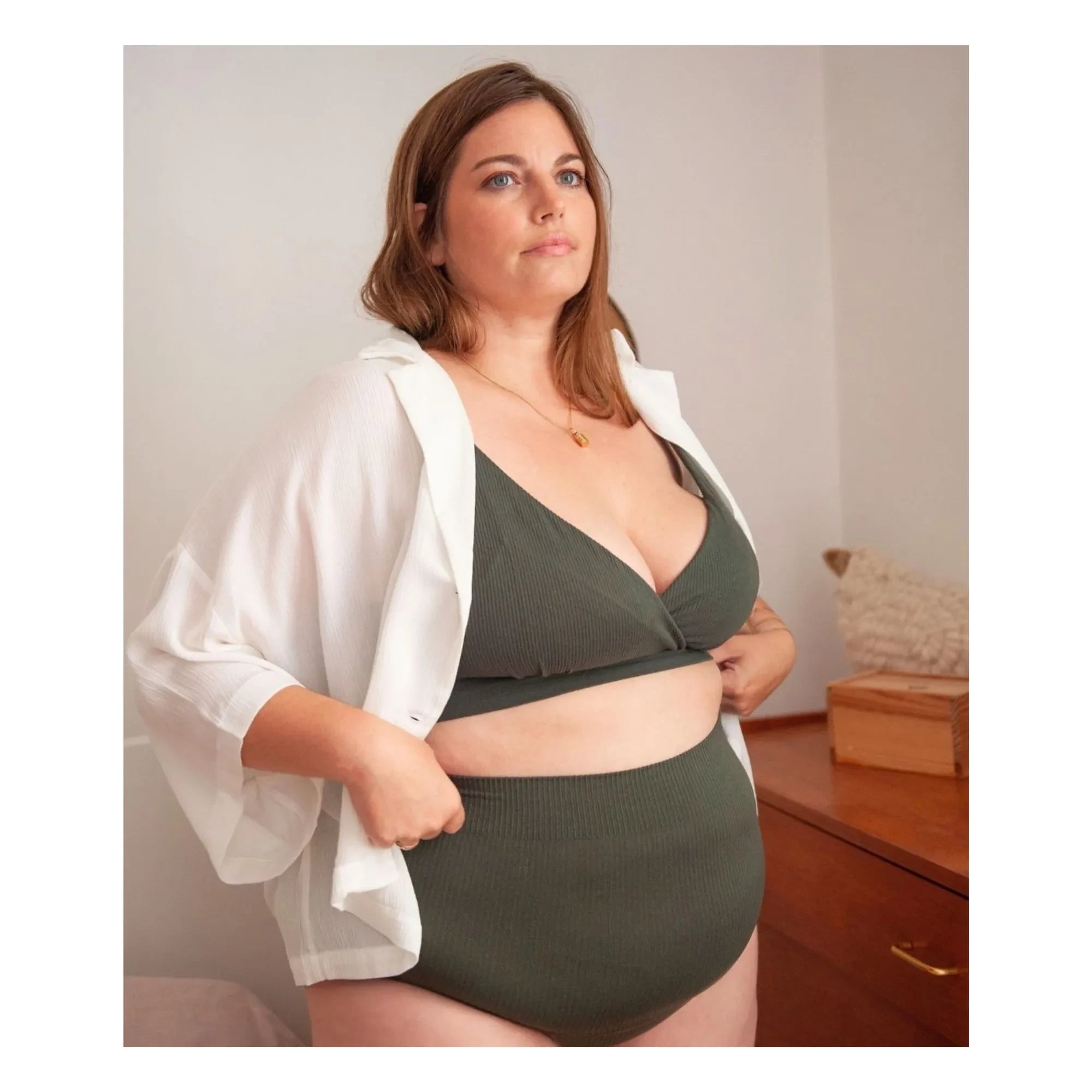 Mama Hangs - Everyday Bra | Olive
