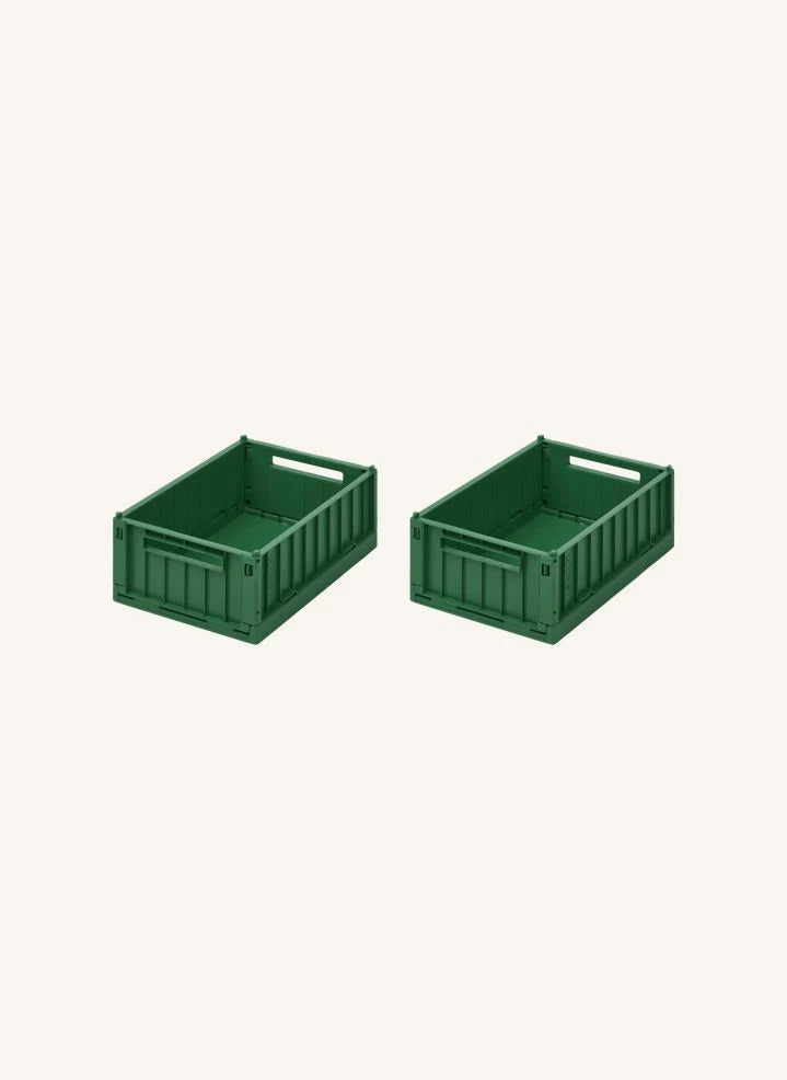 Liewood - Weston Katlanabilir Kasalar - 2'li Set | Yeşil