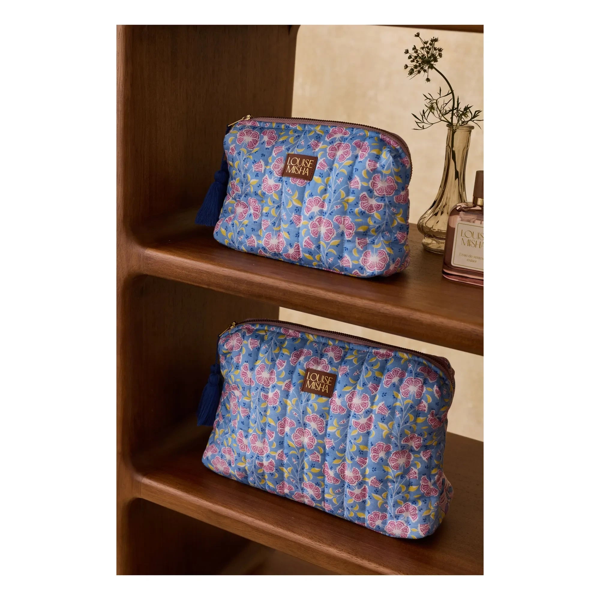 Louise Misha - Teiki cosmetic bag | Light blue