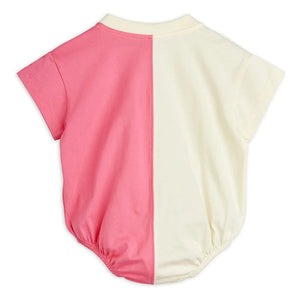 Mini Rodini - Organic Cotton Snap Closure Bodysuit | Pink
