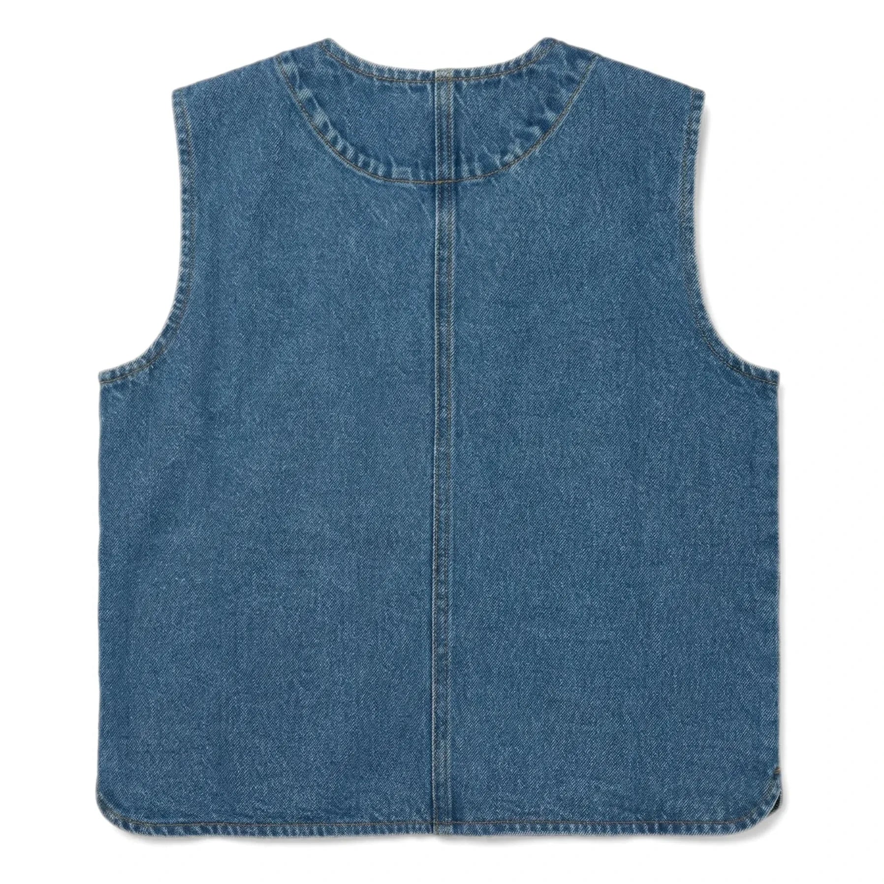 Hundred Pieces - Mara Cheval Sleeveless Denim Jacket | Blue