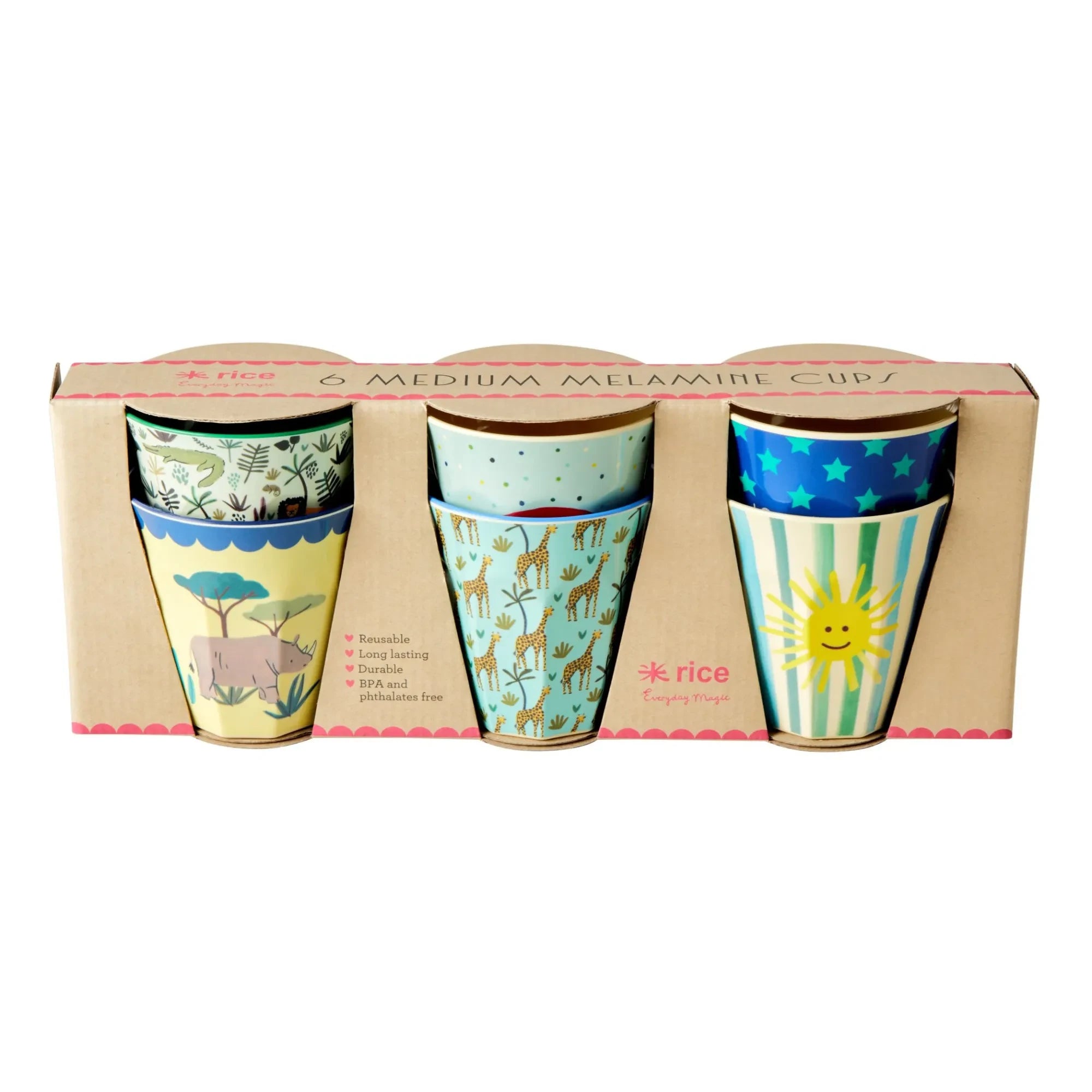 Rice - Funky Cups - Set of 6