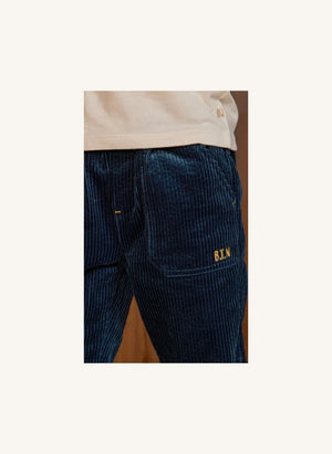 Bonton - Datcha Fitilli Kadife Pantolon | Koyu Mavi