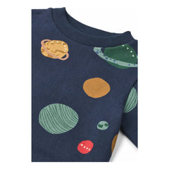 Liewood - Thora Planets Organic Cotton Sweatshirt | Navy Blue