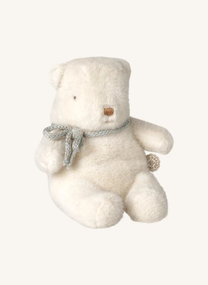 Maileg - Mini Plush Bear | Broken white
