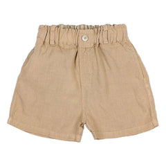 Búho - Linen Bermuda Shorts | Beige