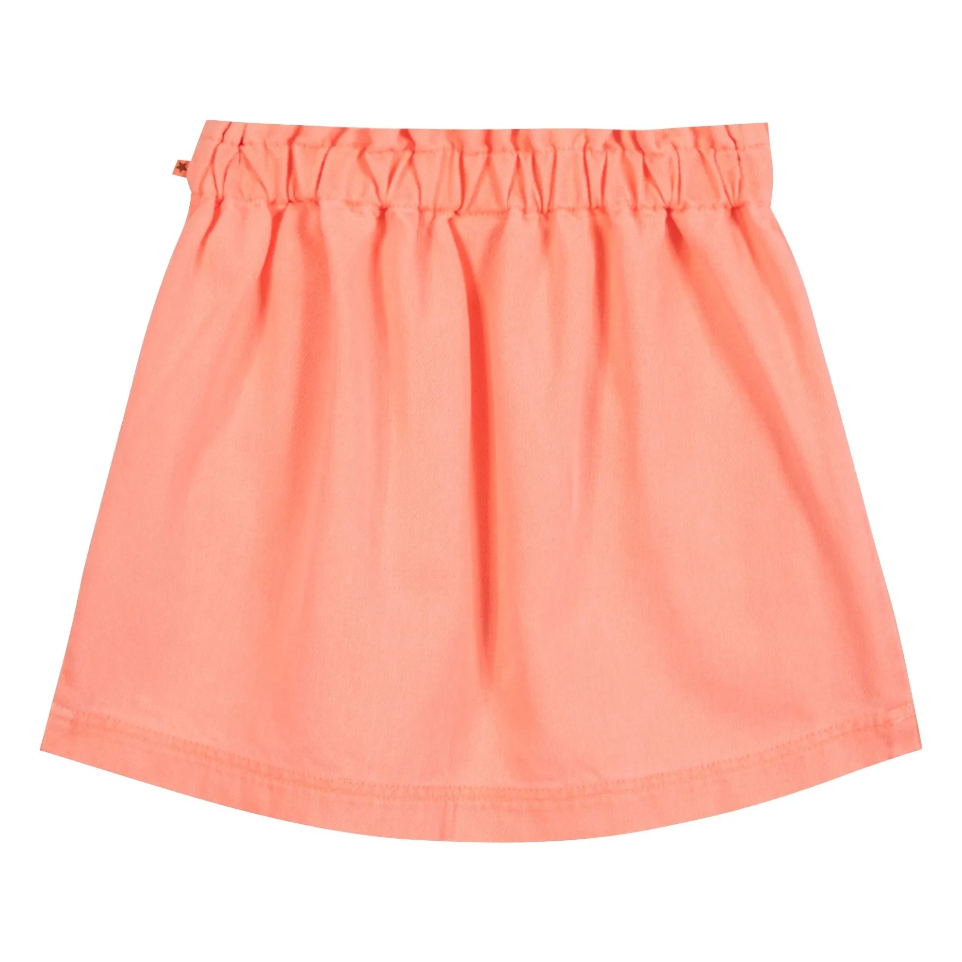 Bonton - Douchka Embroidered Heart Pocket Skirt | Coral