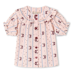 Fliink - Ruffled Blouse Colombe | Pink