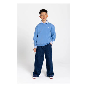 Smallable Kid - Wide Leg Burt Jeans | Raw Denim