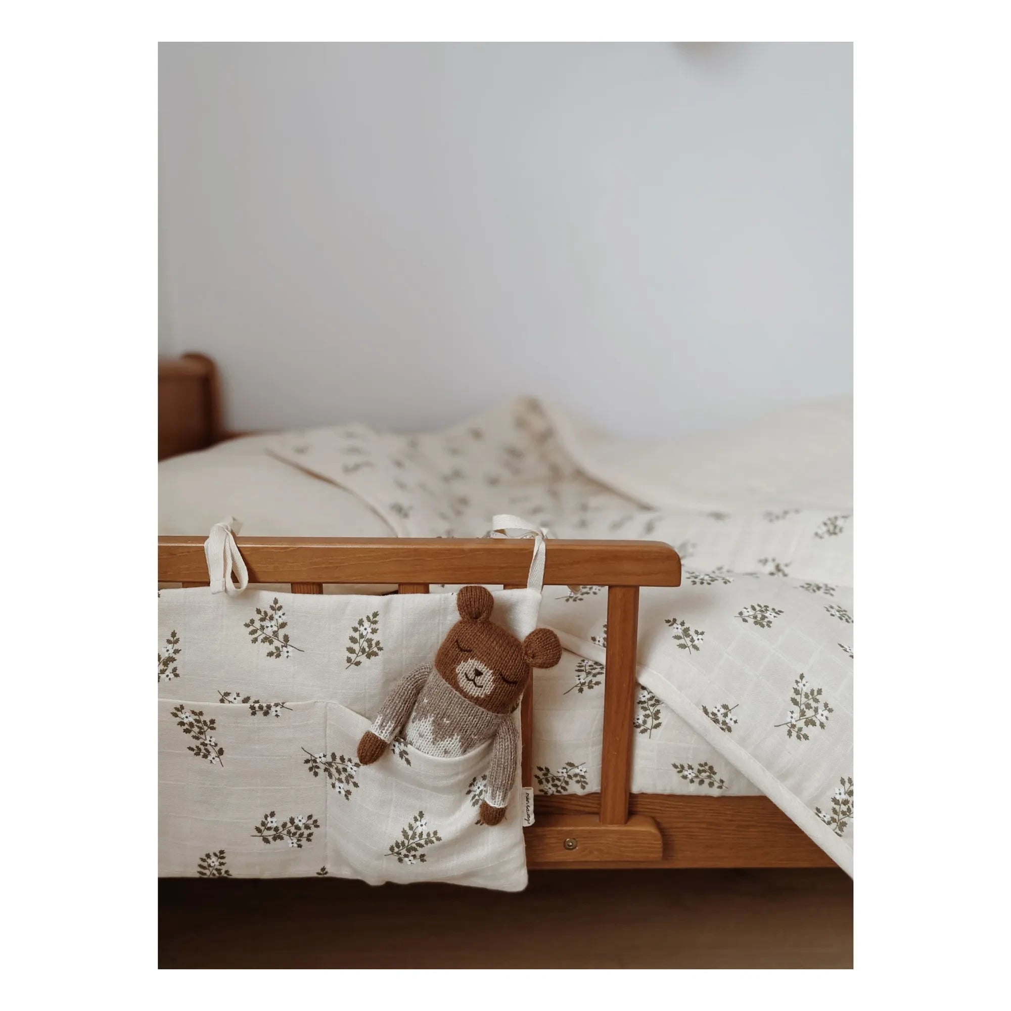 Main Sauvage - Holly Flowers elastic sheet | Sand