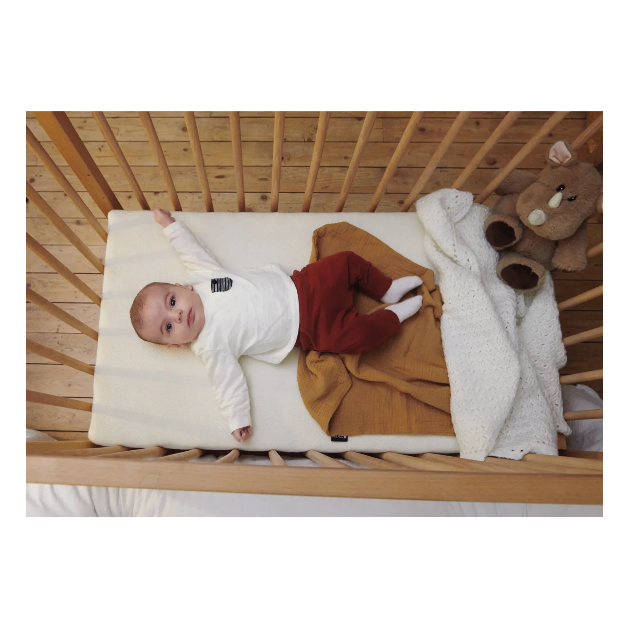 Candide - Organic Cotton Quilted Mattress for Co-Sleeping Cribs