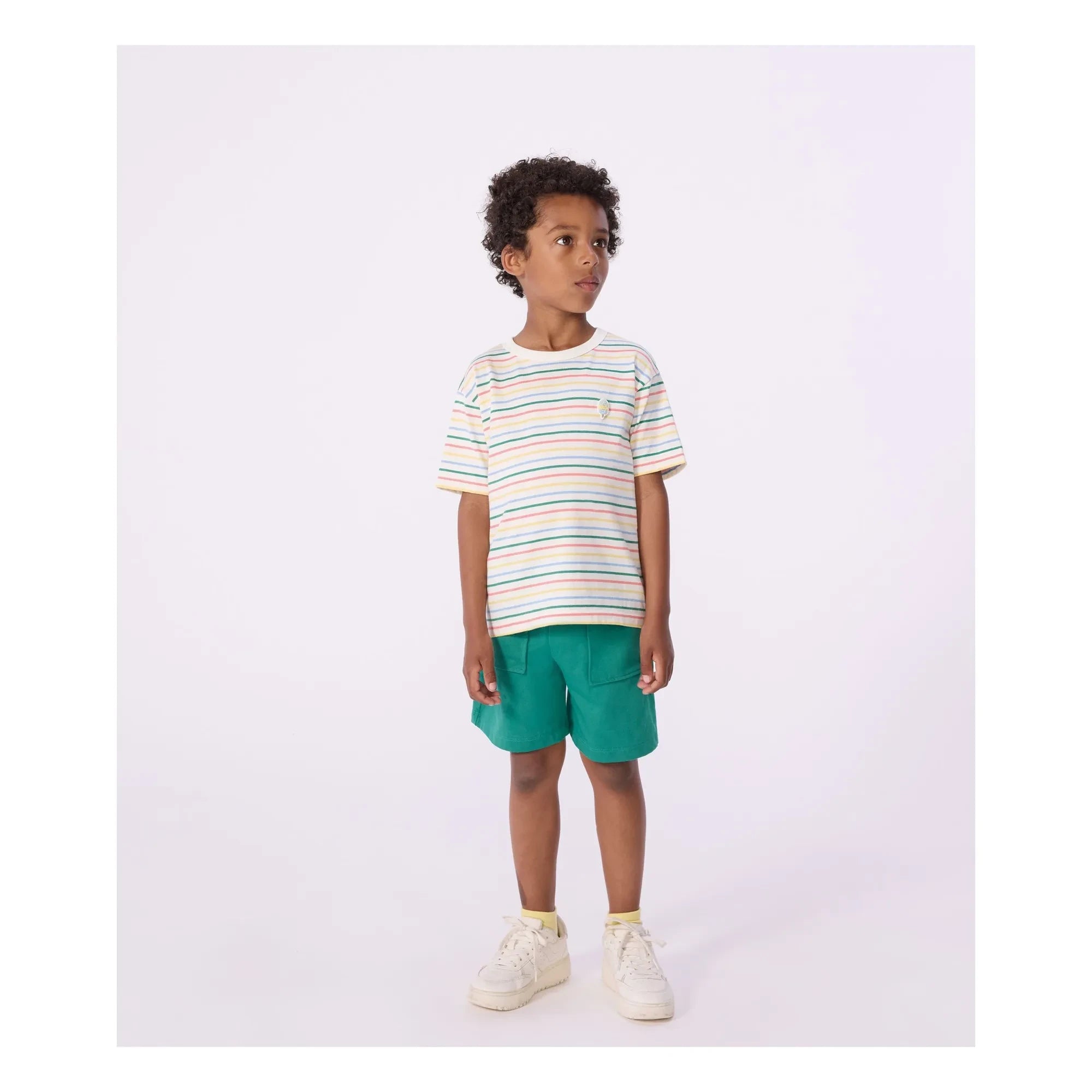 Petit Bateau - Striped T-Shirt | Yellow