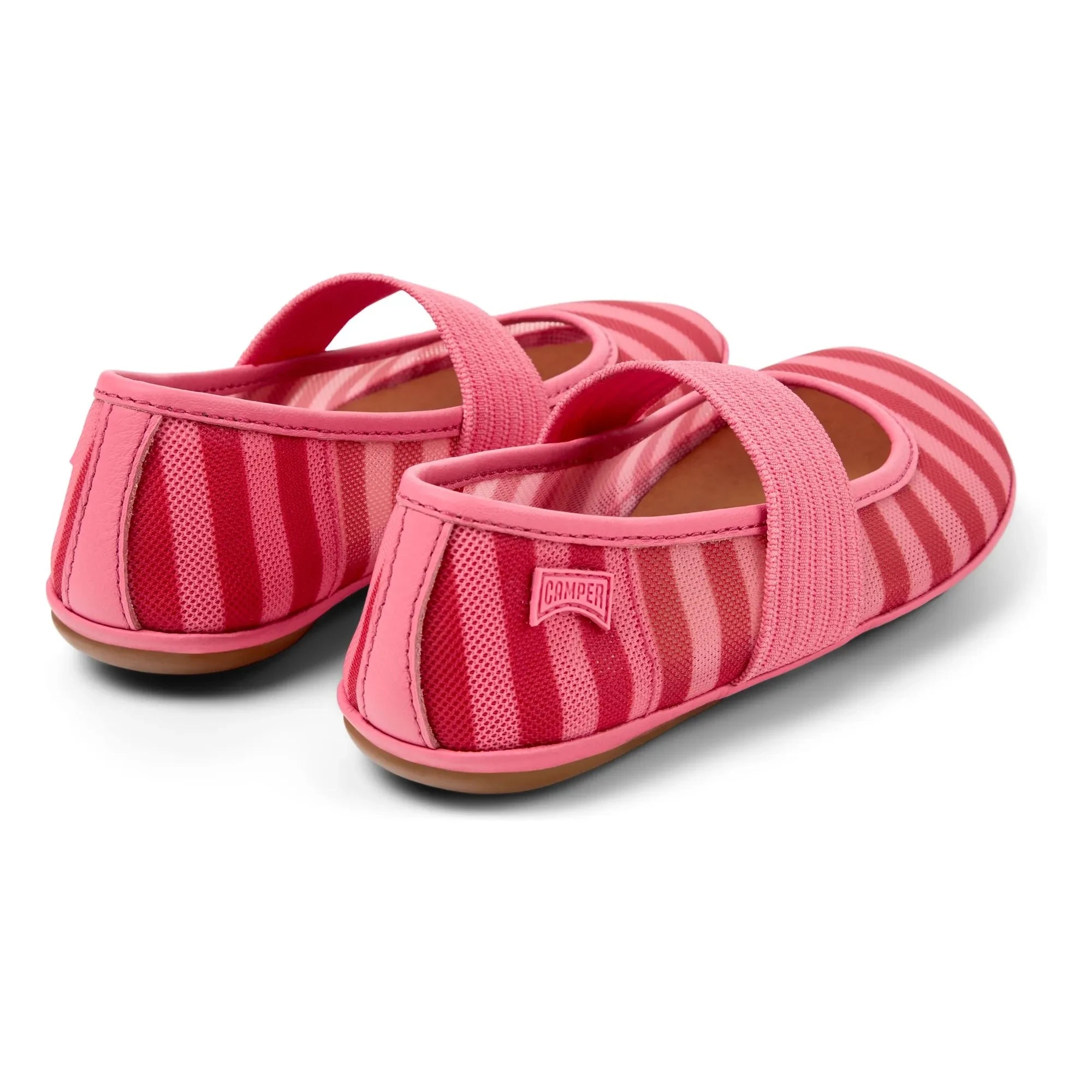 Camper - Striped Right Ballerina Shoes | Pink