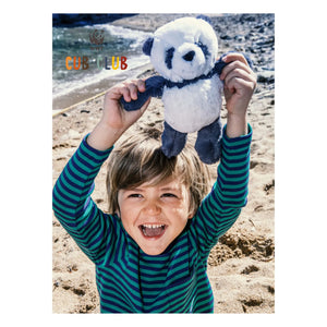 Bon Ton Toys - Panu the Panda peluş | Siyah/Beyaz