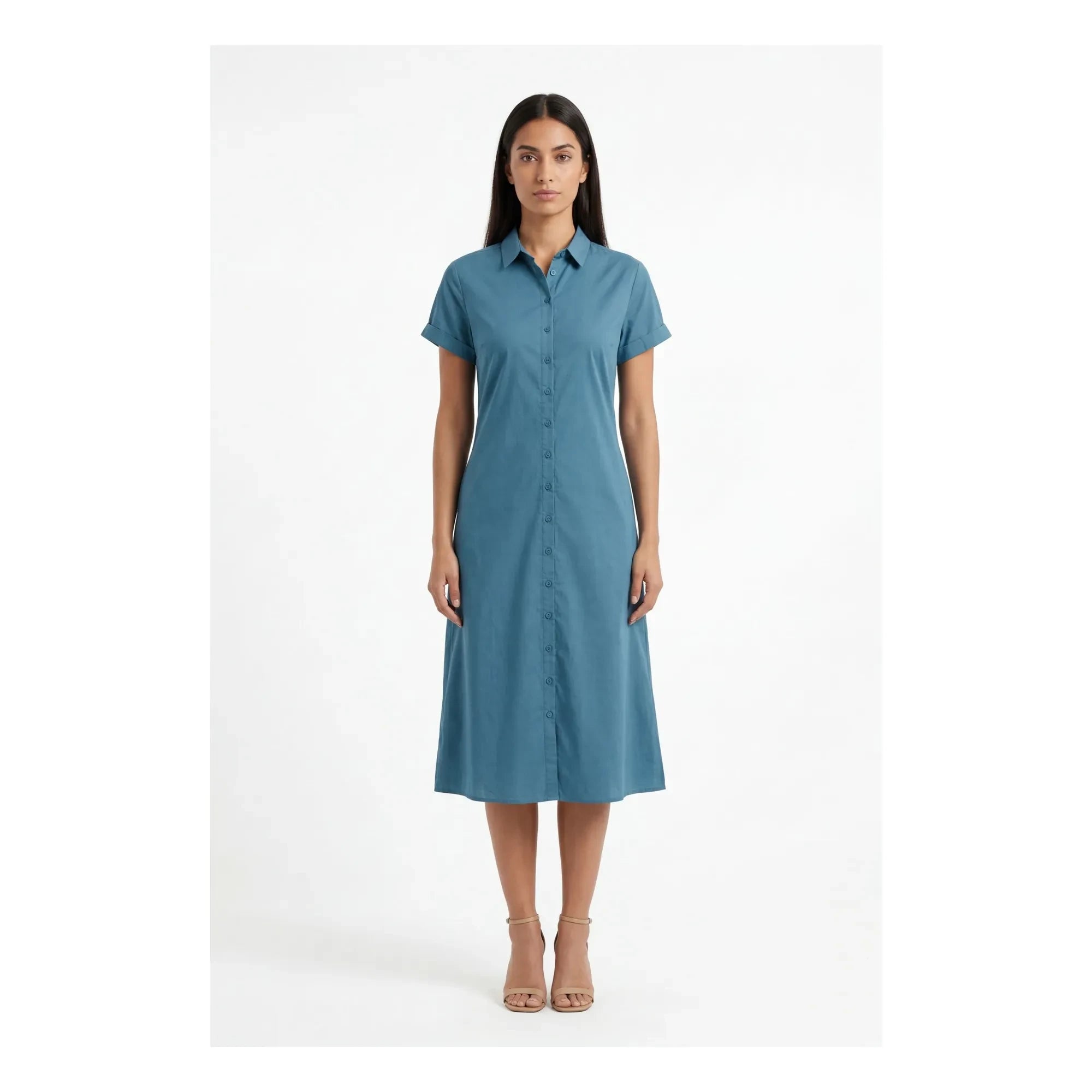 Hod - Cotton T-Shirt Dress | Indigo