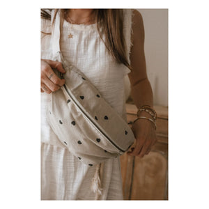 Rose in April - Heart Belt Bag | Sand