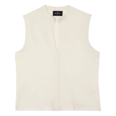 Bompard - Minimalist Cotton and Cashmere Turtleneck Top | Natural