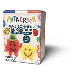 Patacréer - Mme Bonheur and Mr Costaud modeling clay