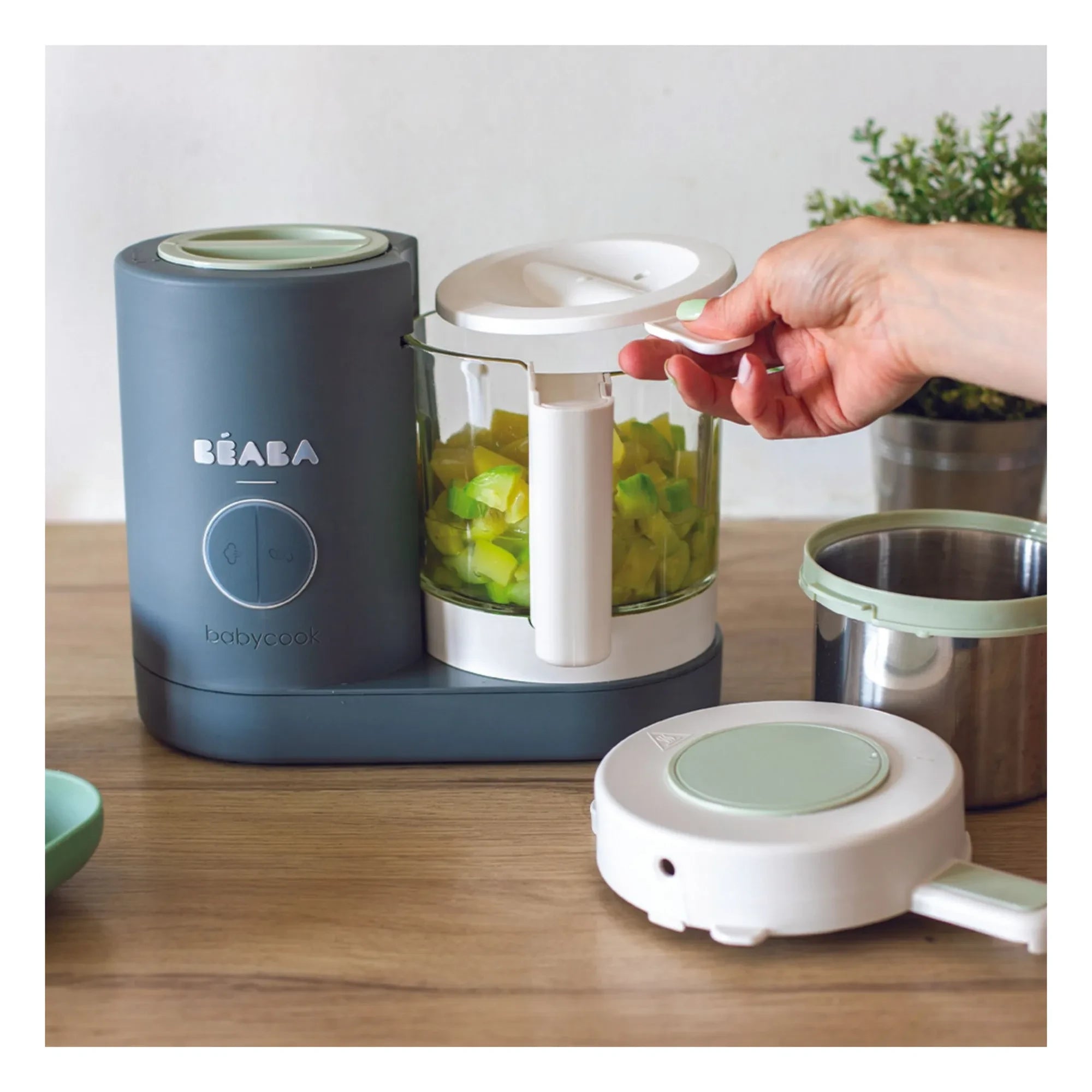 Béaba - BabyCook Neo 4-in-1 Food Processor | Gray