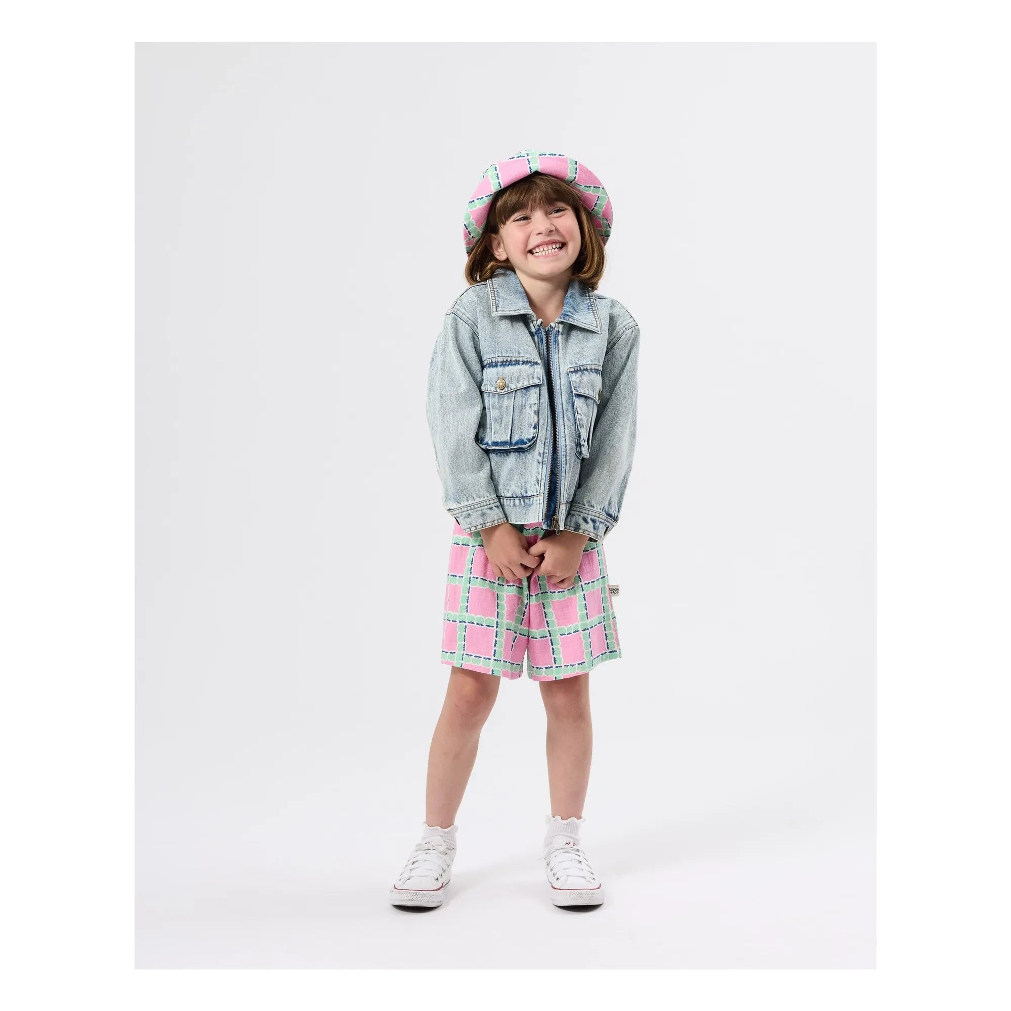 Goldie + Ace - Carreaux Jumpsuit | Pink