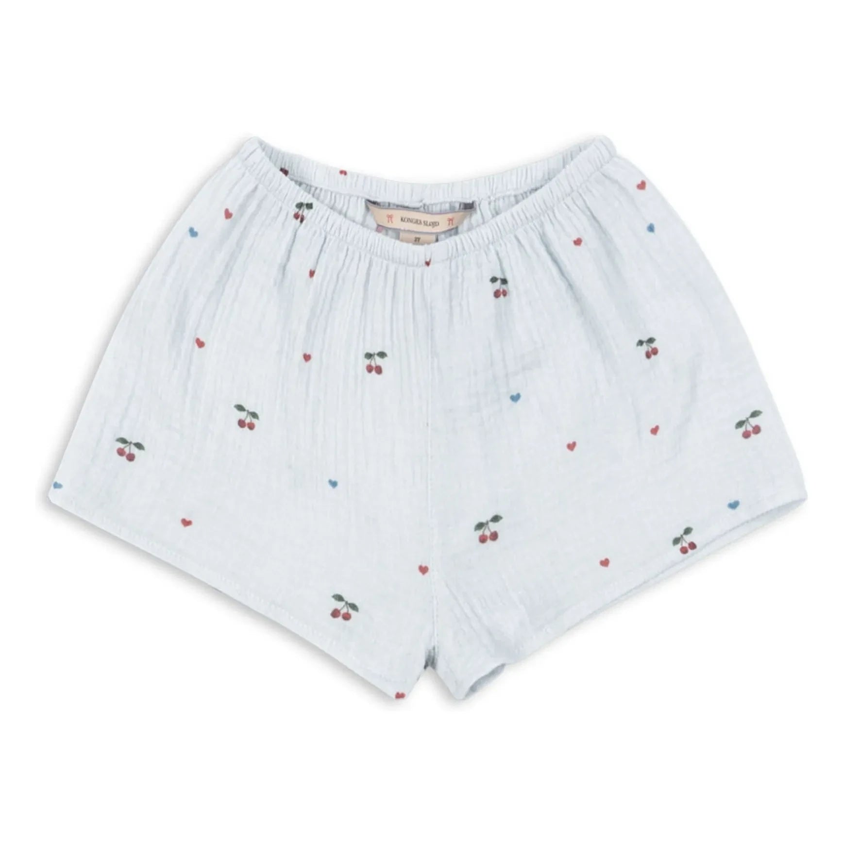 Konges Sløjd - Pale Blue Organic Cotton Shorts | Coconut Cherry