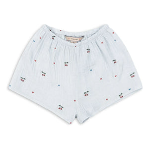 Konges Sløjd - Pale Blue Organic Cotton Shorts | Coconut Cherry