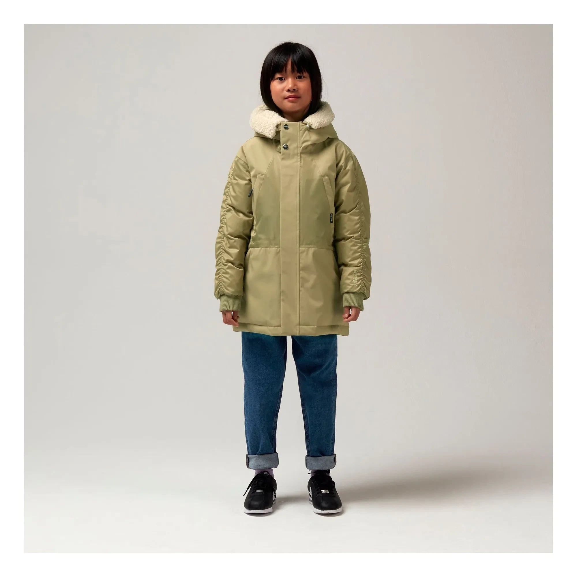 Gosoaky - Funny Frog Waterproof Parka | Light Green
