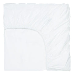 Suite 702 - Organic Percale Elastic Fitted Sheet | White