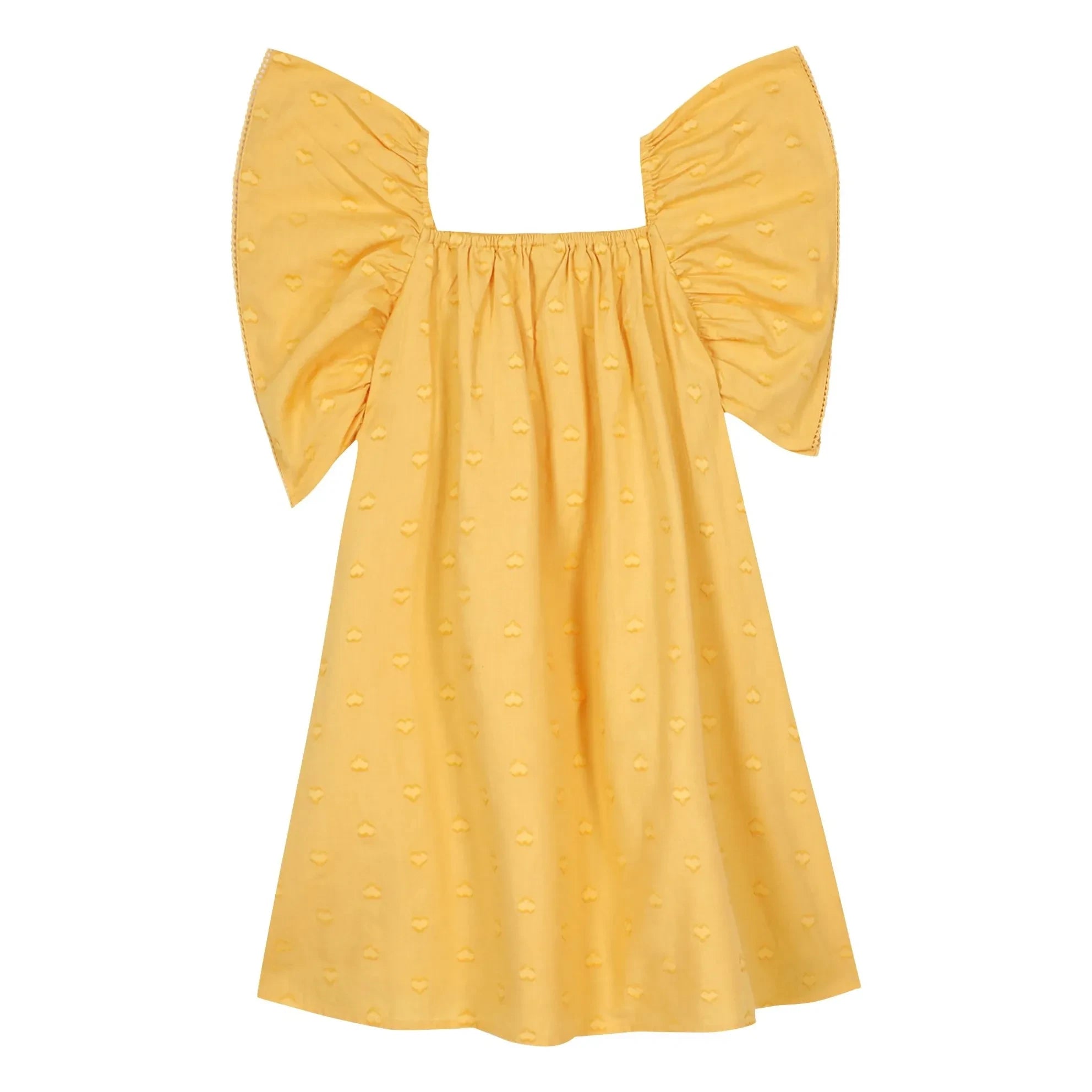 Bonton - Rêve Cœurs Dress | Yellow