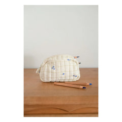 Soft Spot - Organic Cotton Blueberry Makeup Bag