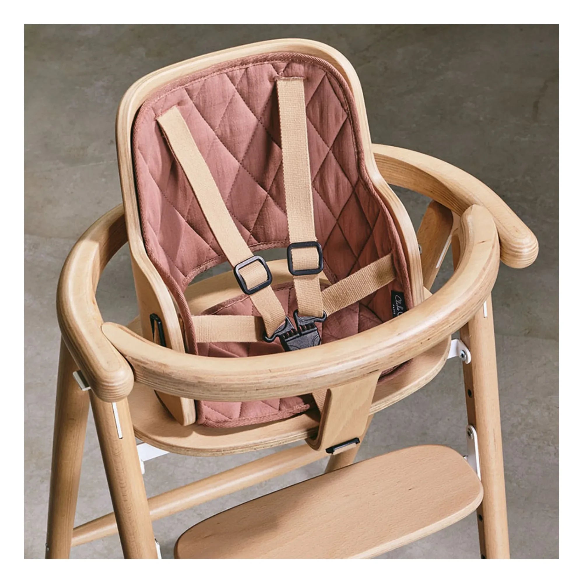 Charlie Crane - Tobo High Chair Cushion | Cherry Wood