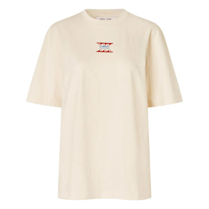 Samsoe Samsoe - Sagergei Cotton T-Shirt | Off White