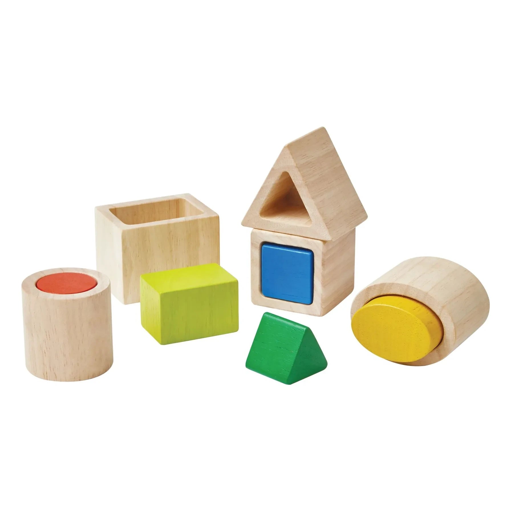 Plan Toys - Interlocking Geometric Shapes