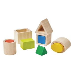 Plan Toys - Interlocking Geometric Shapes