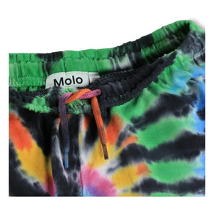 Molo - Amile Tie and Dye Organic Cotton Shorts | Black